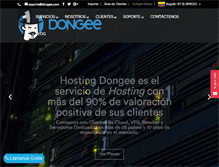 Tablet Screenshot of dongee.com